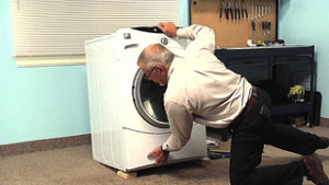 front-load washing machine uninstallation