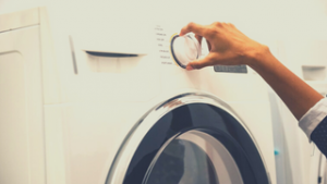 front-load washing machine installation